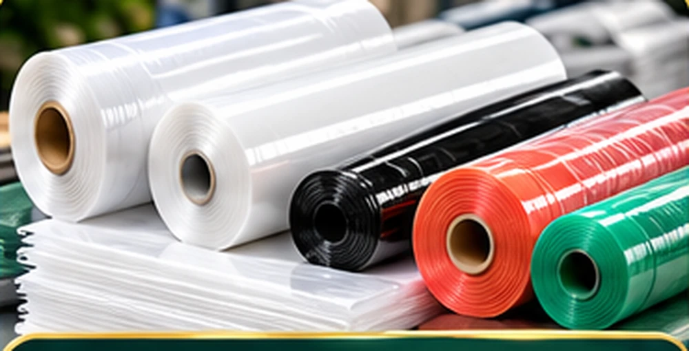 Transparent polythene sheet used as protective covering